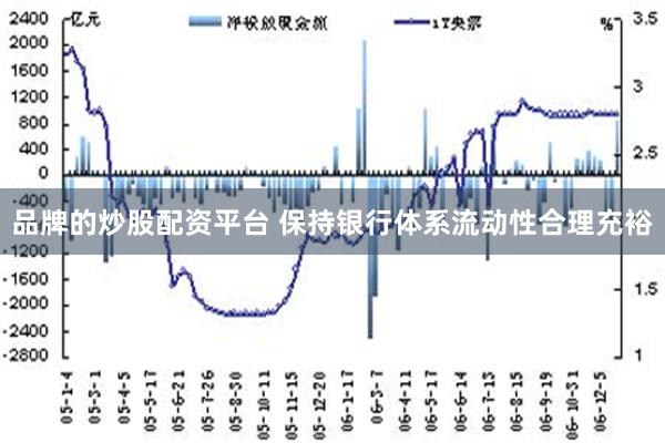 品牌的炒股配资平台 保持银行体系流动性合理充裕