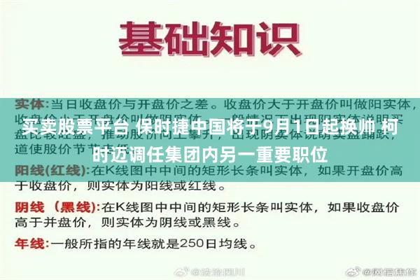 买卖股票平台 保时捷中国将于9月1日起换帅 柯时迈调任集团内另一重要职位