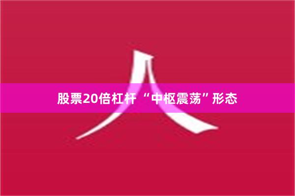 股票20倍杠杆 “中枢震荡”形态