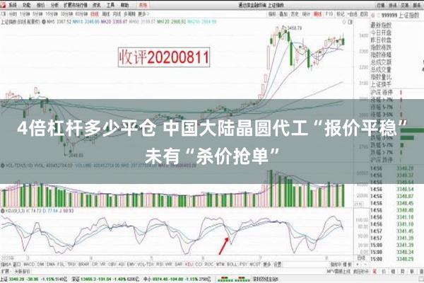 4倍杠杆多少平仓 中国大陆晶圆代工“报价平稳”未有“杀价抢单”